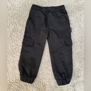 Little Bipsy Black Cargo Jogger 2-3T